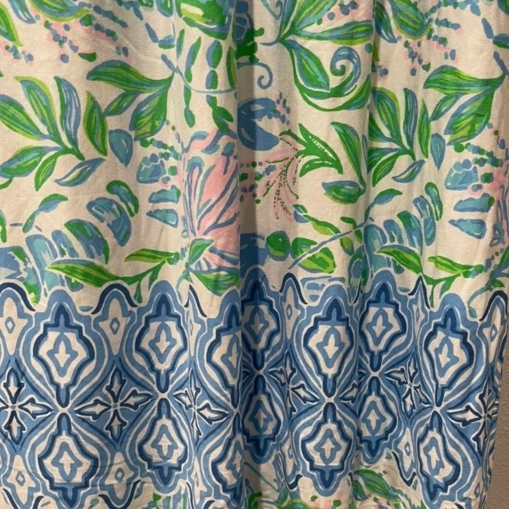 NWOT LILLY PULITZER Kailua Smocked Maxi Dress M L XL - Picture 4 of 5